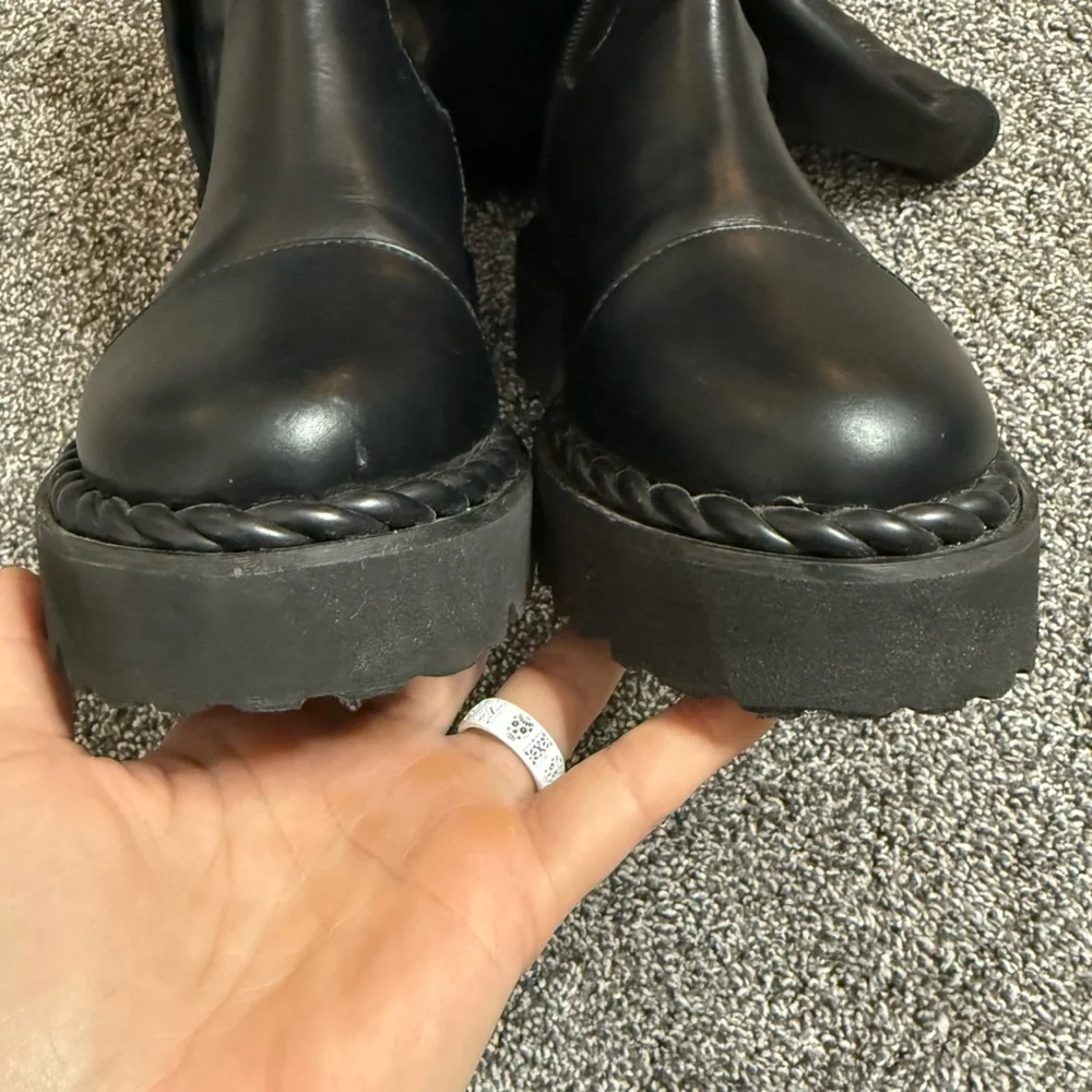 Vince Camuto Melleya Faux Leather Over the Knee Boot size 6.5